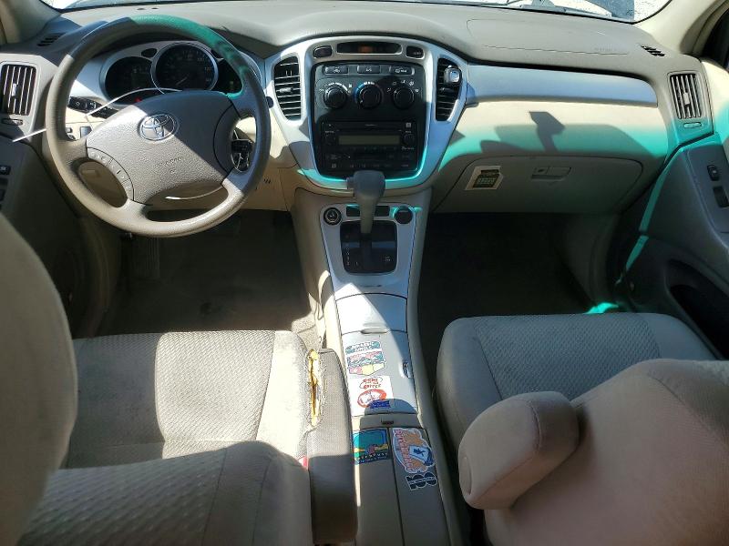 2005 Toyota Highlander VIN JTEEP21A750070053 COPART salvage auction — MINOR DENT/SCRATCHES, Ut - Certificate Of Title, sold $825 on 2026-07-07 (photo 8)