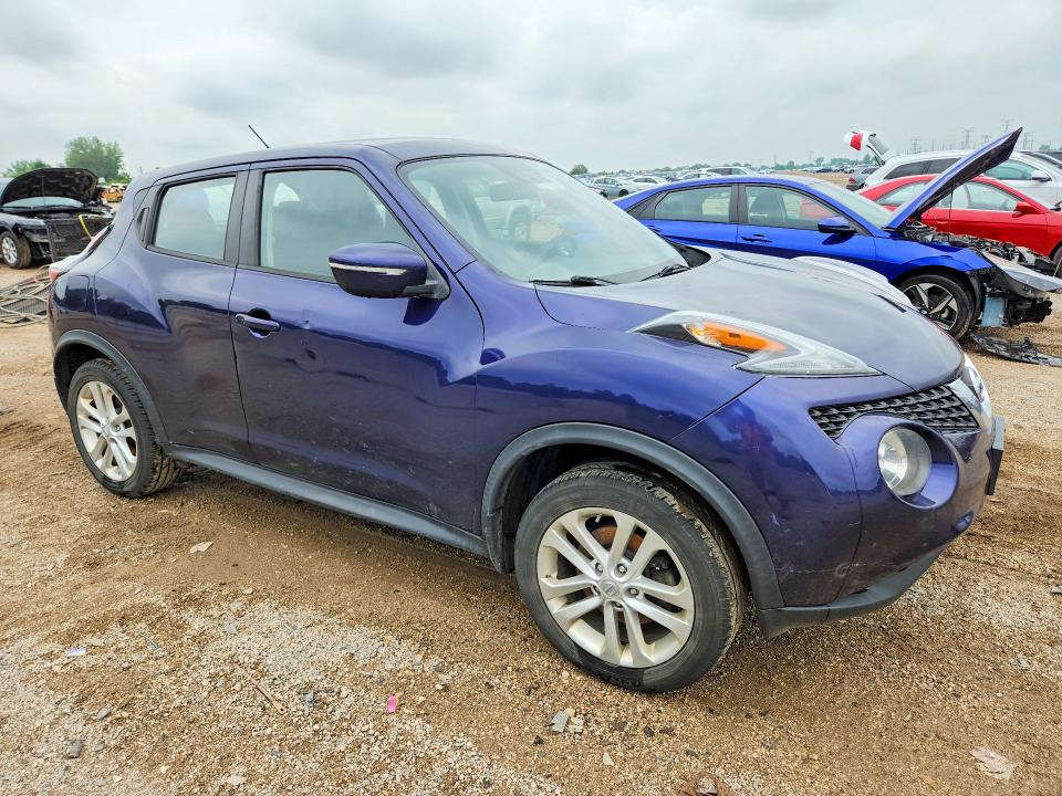 2015 Nissan Juke VIN JN8AF5MR9FT501490 COPART salvage auction — FRONT END, Il - Salvage Certificate, sold $1,850 on 2026-07-16 (photo 4)