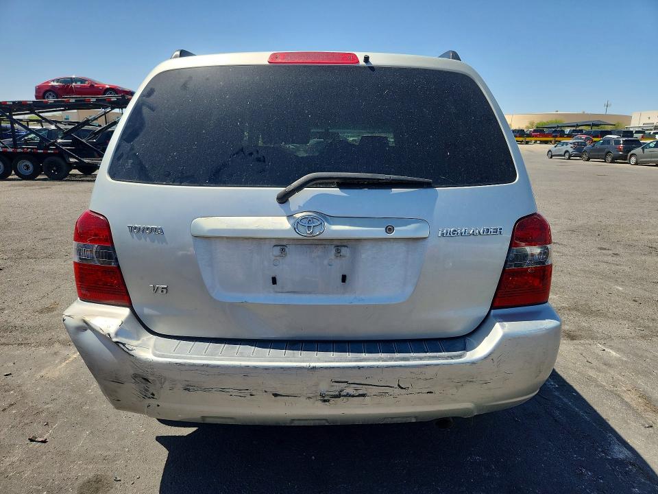 2005 Toyota Highlander VIN JTEDP21A450050127 COPART salvage auction — FRONT END, Mt - Certificate Of Title, sold $725 on 2026-07-27 (photo 6)