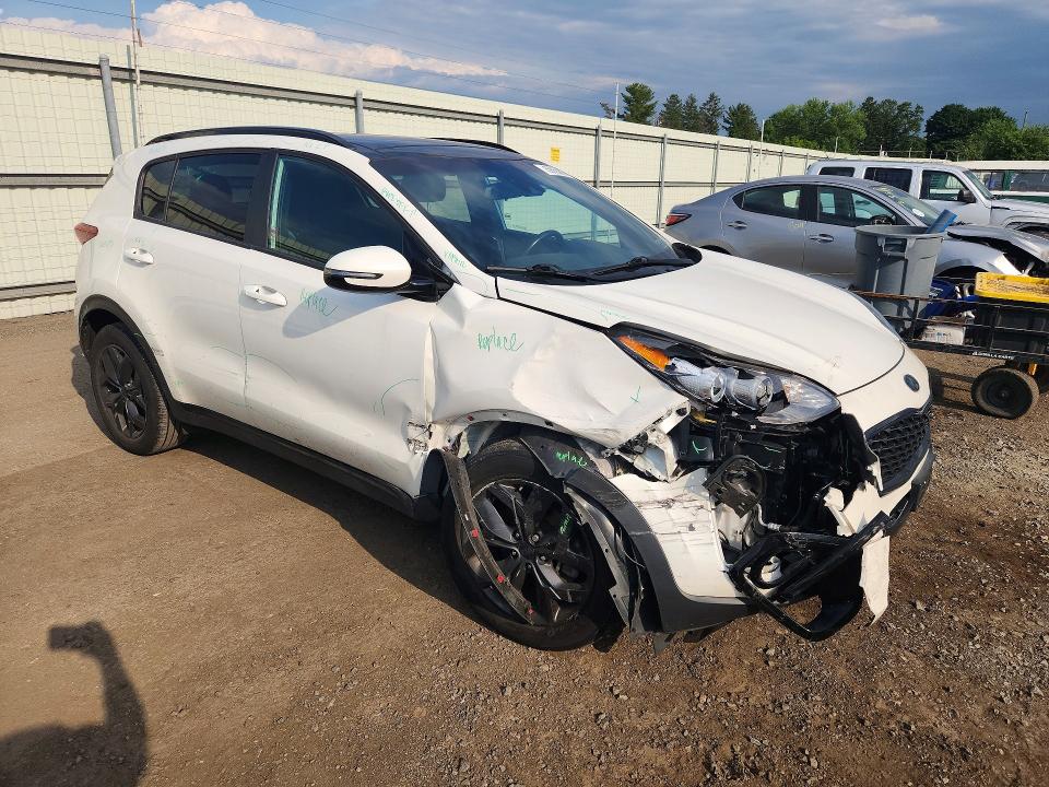 2022 Kia Sportage VIN KNDP6CACXN7957225 COPART salvage auction — FRONT END, Pa - Certificate Of Salvage, sold $5,400 on 2026-07-31 (photo 4)