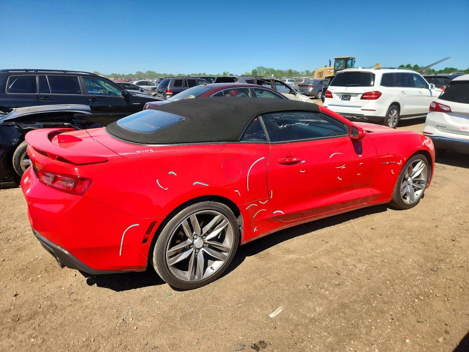 2017 Chevrolet Camaro VIN 1G1FB3DS1H0164976 COPART salvage auction — SIDE, Il - Salvage Certificate, sold $7,300 on 2026-07-28 (photo 3)
