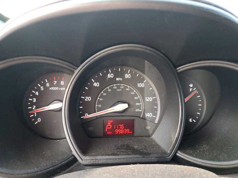 2013 Kia Rio VIN KNADN4A37D6231920 COPART salvage auction — FRONT END, OH - CERT OF TITLE-SALVAGE, sold $775 on 2026-07-24 (photo 9)