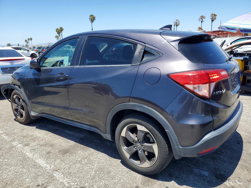 2018 Honda Hr-v VIN 3CZRU5H52JM721602 COPART salvage auction — FRONT END, Ca - Salvage Certificate, sold $4,400 on 2026-07-24 (photo 2)