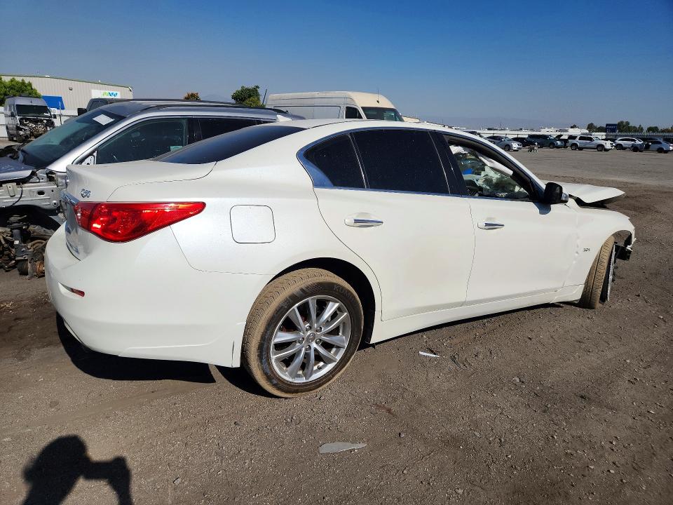 2017 Infiniti Q50 VIN JN1EV7APXHM740044 COPART salvage auction — FRONT END, Ca - Dis/Dlr/Exp Only Clean Title, sold $225 on 2026-07-24 (photo 3)