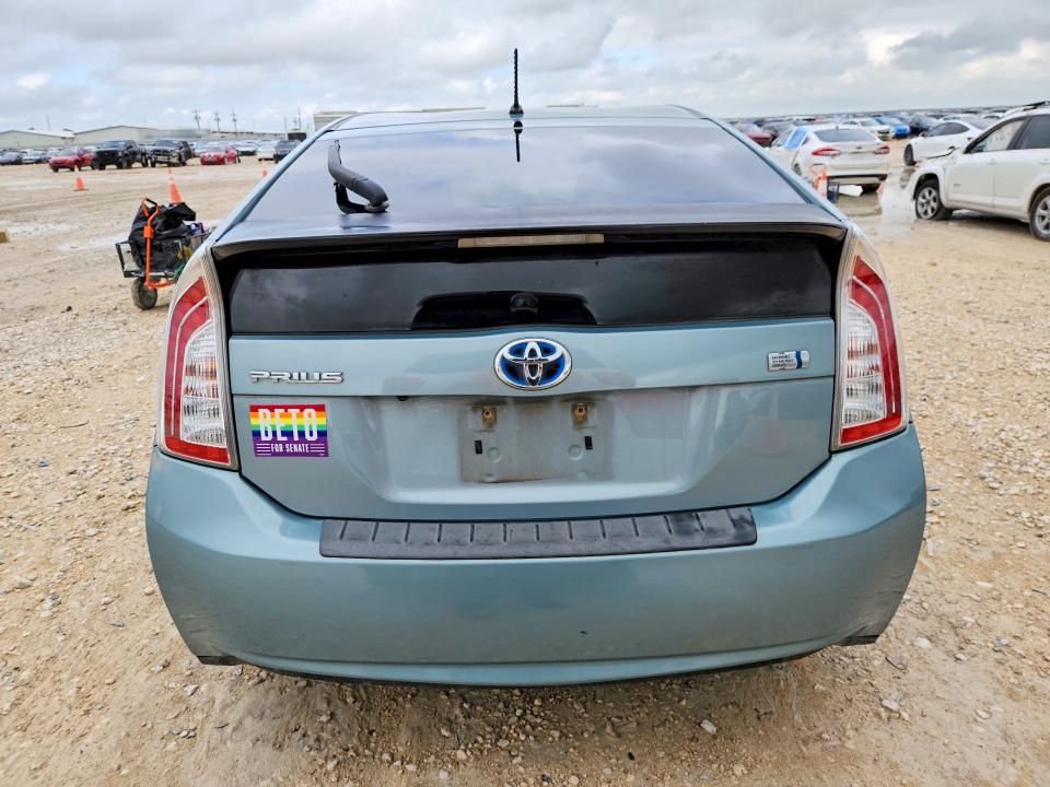 2013 Toyota Prius VIN JTDKN3DU9D1633394 COPART salvage auction — FRONT END, Tx - Salvage Vehicle Title, sold $1,600 on 2026-07-16 (photo 6)