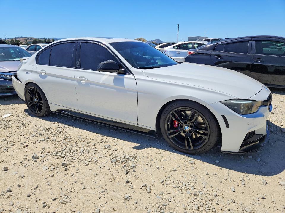 2017 BMW 3 series VIN WBA8B9G57HNU48721 COPART salvage auction — REAR END, CA - SALVAGE CERTIFICATE, sold $4,100 on 2026-07-14 (photo 4)