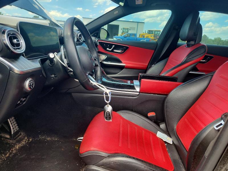 2023 Mercedes-benz C-klasse amg VIN W1KAF8HB5PR148440 COPART salvage auction — FRONT END, Nc - Salvage Certificate Of Title, sold $10,400 on 2026-07-27 (photo 7)