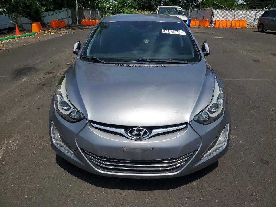2014 Hyundai Elantra VIN KMHDH4AE4EU105194 COPART salvage auction — SIDE, Or - Salvage Title Certificate, sold $1,850 on 2026-07-29 (photo 5)