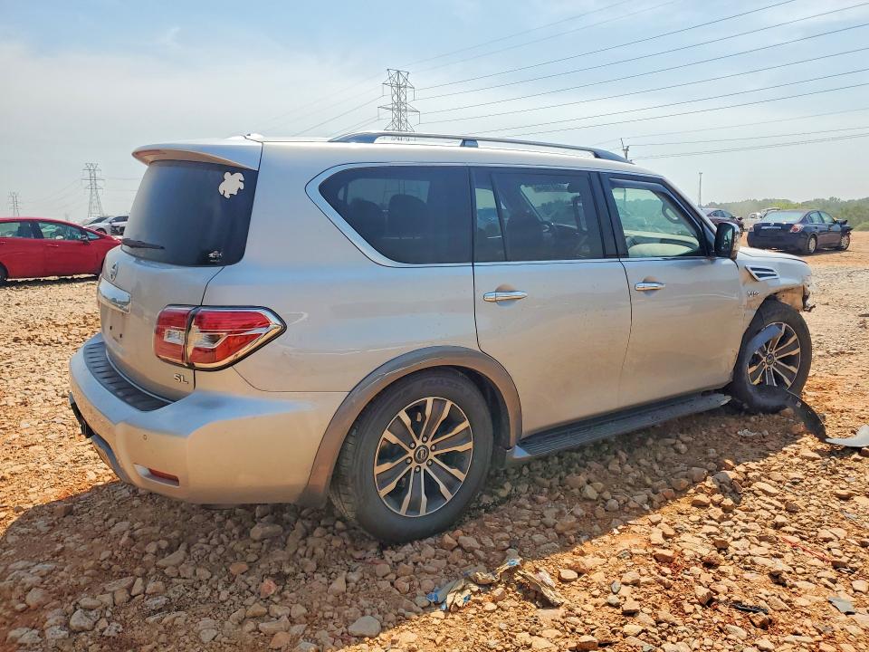 2020 Nissan Armada VIN JN8AY2NC6LX516228 COPART salvage auction — FRONT END, NC - SALVAGE CERTIFICATE OF TITLE, sold $1,150 on 2026-07-27 (photo 3)