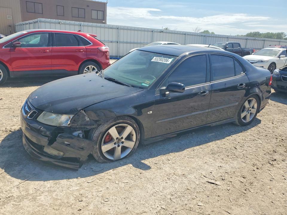 2007 Saab 9-3 VIN YS3FH46U171117720 COPART salvage auction — FRONT END, Mo - Salvage Certificate Of Title, sold $450 on 2026-07-07 (photo 1)