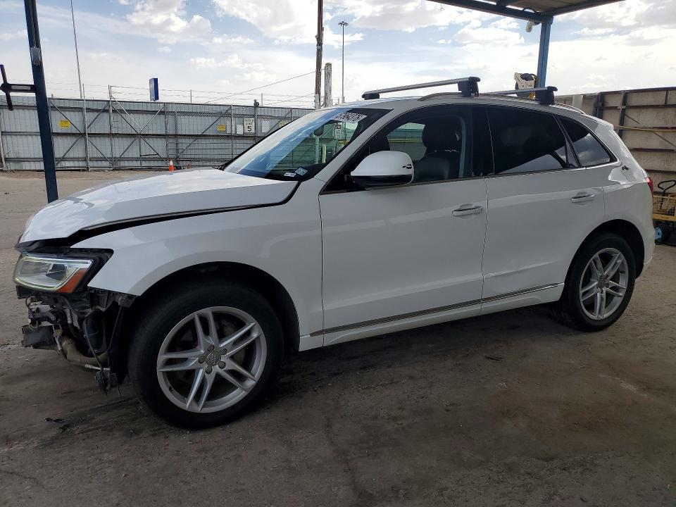 2017 Audi Q5 VIN WA1C2AFP7HA078163 COPART salvage auction — FRONT END, TX - SALVAGE VEHICLE TITLE, sold $2,700 on 2026-07-24 (photo 1)