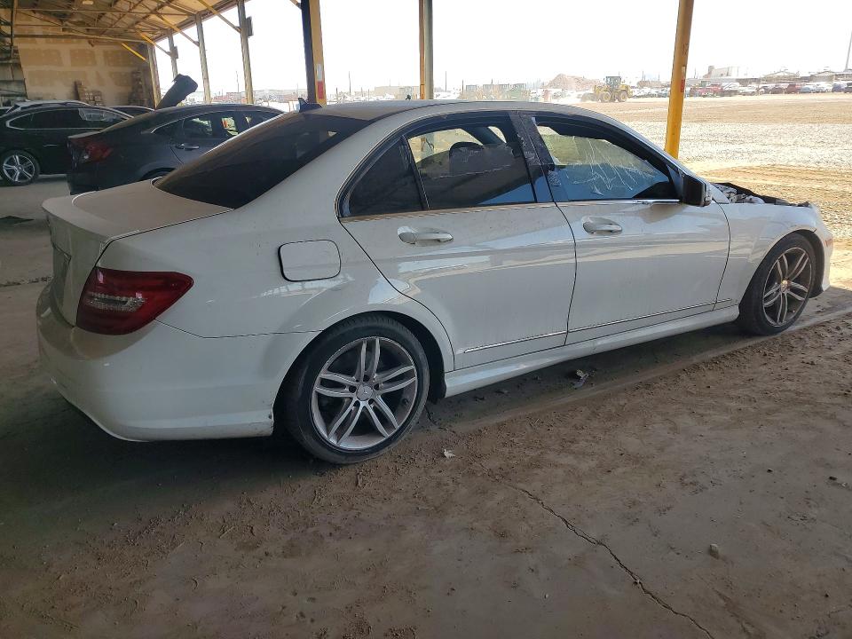 2014 Mercedes-benz VIN WDDGF4HB9EG158836 COPART salvage auction — FRONT END, Az - Certificate Of Title, sold $525 on 2026-07-13 (photo 3)