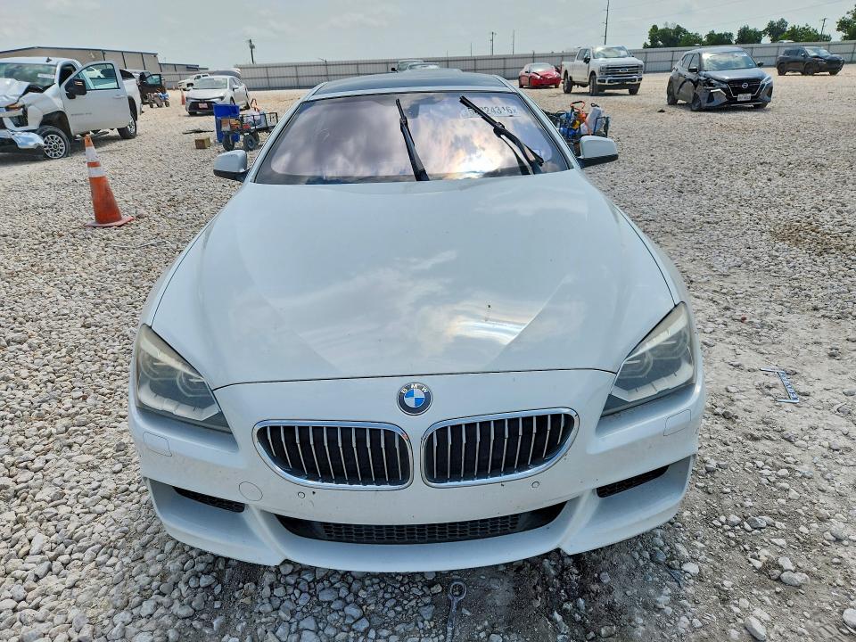 2013 BMW 6er VIN WBA6A0C58DDF14286 COPART salvage auction — SIDE, Tx - Salvage Vehicle Title, sold $3,250 on 2026-07-02 (photo 5)