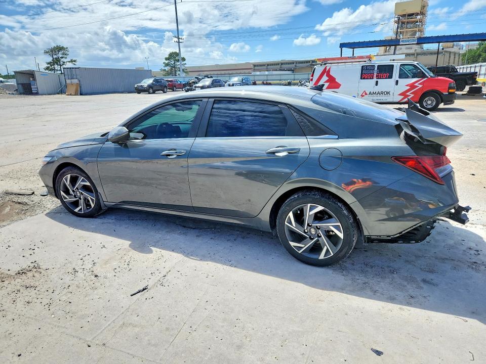 2024 Hyundai Elantra VIN KMHLS4DG2RU786424 COPART salvage auction — REAR END, La - Cert Of Title-Salvage, sold $4,300 on 2026-07-29 (photo 2)