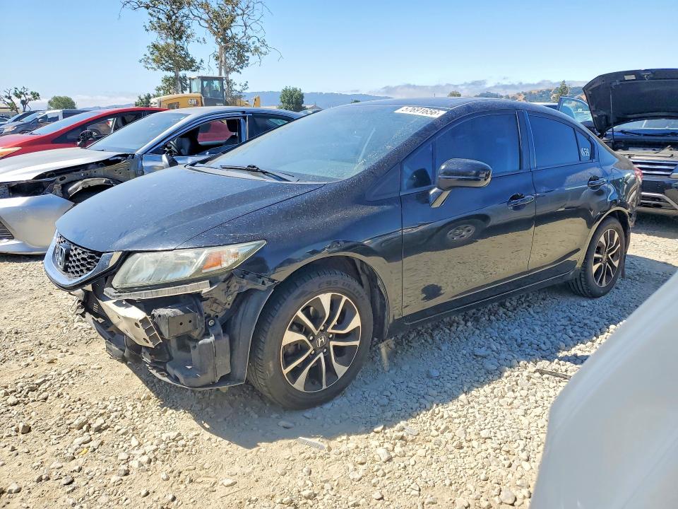 2014 Honda Civic VIN 19XFB2F81EE230819 COPART salvage auction — FRONT END, Ca - Salvage Certificate, sold $2,600 on 2026-07-09 (photo 1)