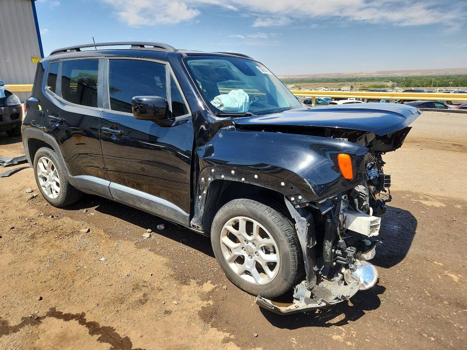 2018 Jeep Renegade VIN ZACCJABB9JPH59823 COPART salvage auction — FRONT END, Nm - Cert Of Title-Salvage, sold $550 on 2026-08-10 (photo 4)
