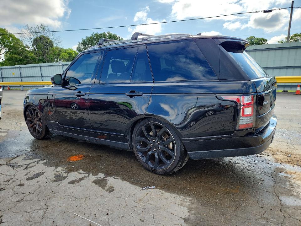 2016 Land rover RANGE ROVER VIN SALGS2EF3GA265963 COPART salvage auction — FRONT END, Tn - Salvage Certificate, sold $3,250 on 2026-07-27 (photo 2)