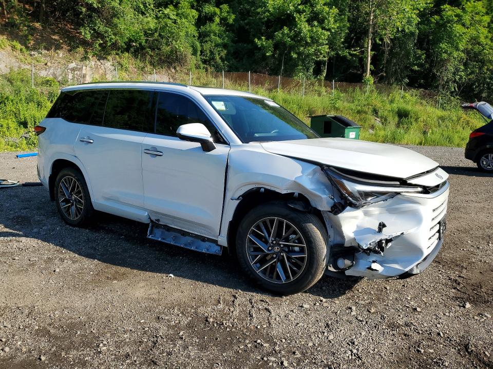 2026 Lexus Tx VIN 5TDAAAB69TS061986 COPART salvage auction — FRONT END, Ny - Mv-907A Salvage Certificate, sold $12,400 on 2026-07-23 (photo 4)