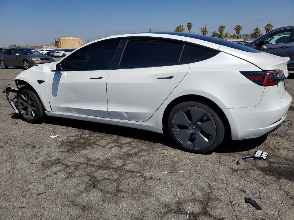 2022 Tesla VIN 5YJ3E1EA1NF288917 COPART salvage auction — FRONT END, Ca - Salvage Certificate, sold $4,000 on 2026-07-13 (photo 2)