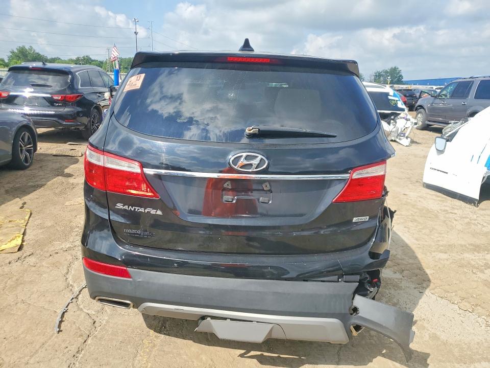 2013 Hyundai Santa fe VIN KM8SMDHF8DU011870 COPART salvage auction — REAR END, Oh - Certificate Of Title, sold $2,050 on 2026-07-24 (photo 6)