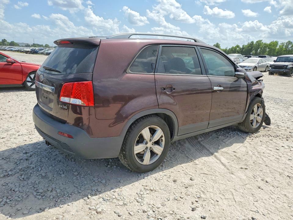 2012 Kia Sorento VIN 5XYKU4A24CG205646 COPART salvage auction — FRONT END, Tx - Certificate Of Title, sold $600 on 2026-07-07 (photo 3)