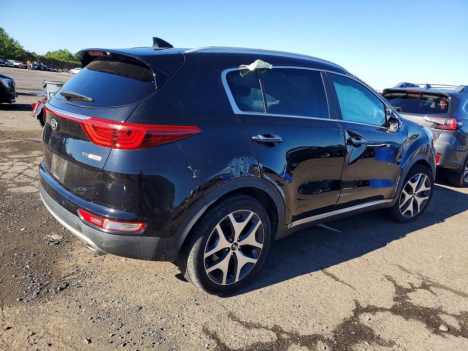 2017 Kia Sportage VIN KNDPRCA60H7094750 COPART salvage auction — ROLLOVER, Pa - Certificate Of Salvage, sold $1,950 on 2026-07-10 (photo 3)