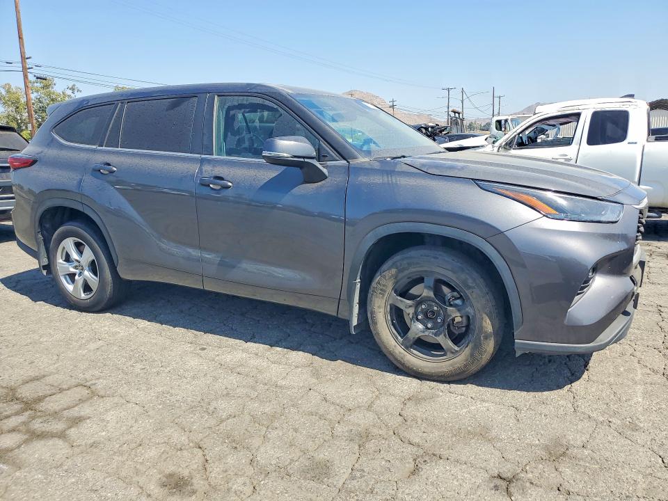 2023 Toyota Highlander VIN 5TDKDRBH7PS500037 COPART salvage auction — REAR END, Ca - Dis/Dlr/Exp Only Clean Title, sold $16,700 on 2026-07-30 (photo 4)