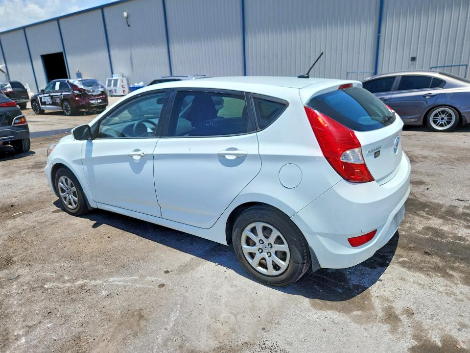 2012 Hyundai Accent VIN KMHCT5AEXCU049288 COPART salvage auction — WATER/FLOOD, Salvage Title, sold $350 on 2026-07-20 (photo 2)