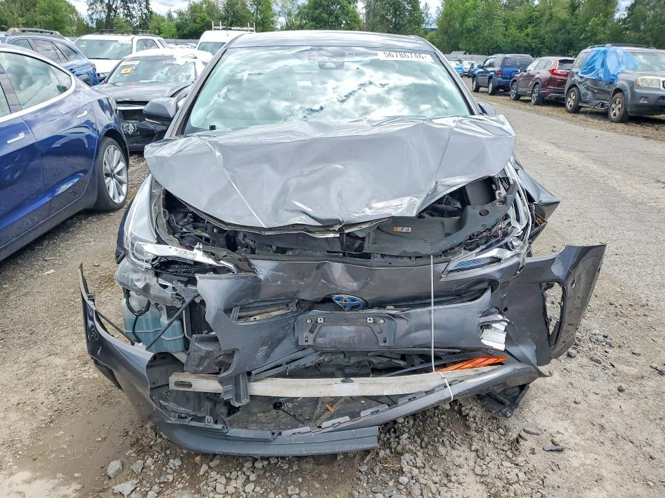 2021 Toyota Prius VIN JTDKAMFU6M3131607 COPART salvage auction — FRONT END, Or - Salvage Title Certificate, sold $200 on 2026-07-29 (photo 5)