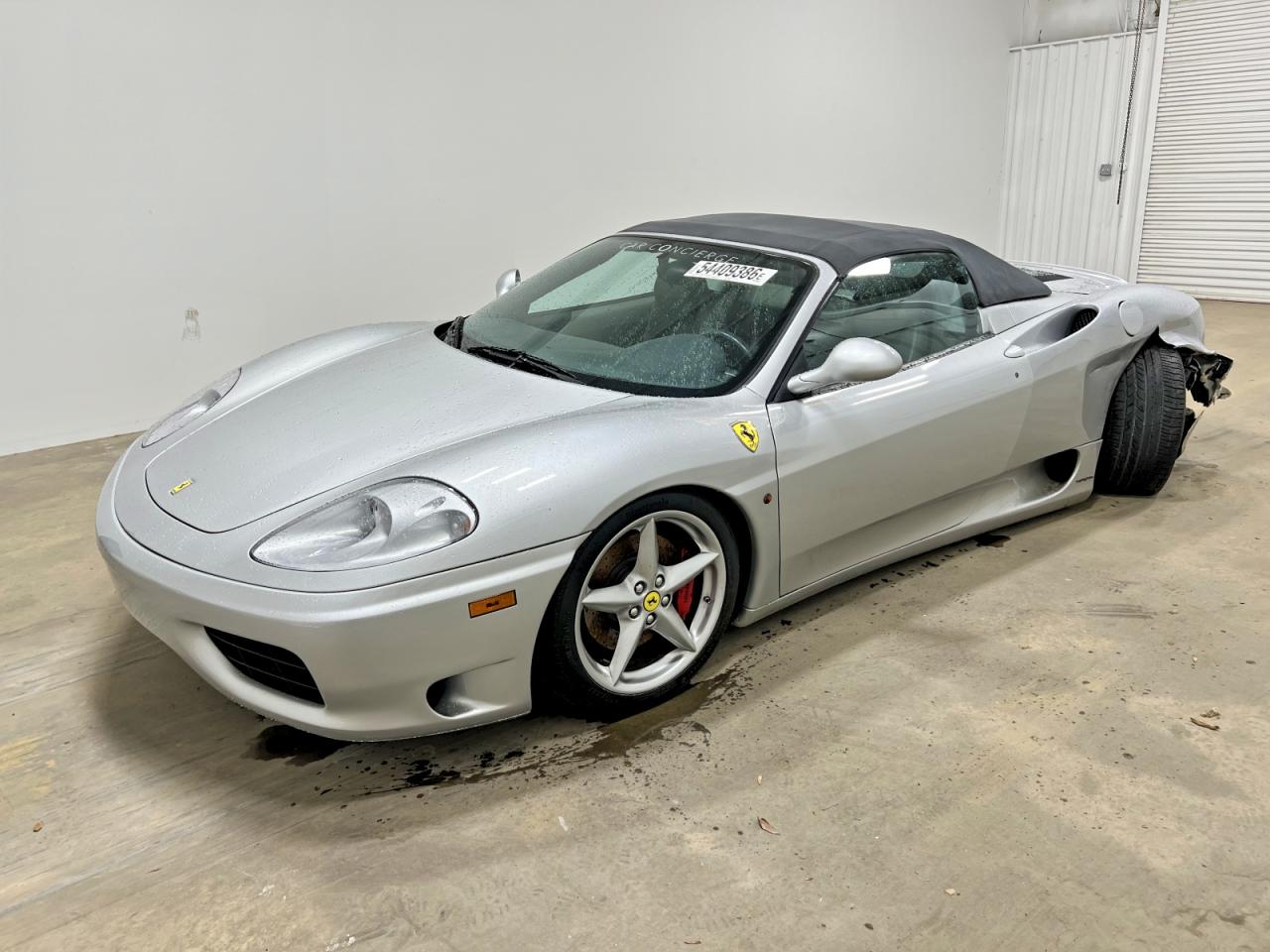 2001 Ferrari 360 VIN ZFFYT53A610126006 — COPART salvage auction photo