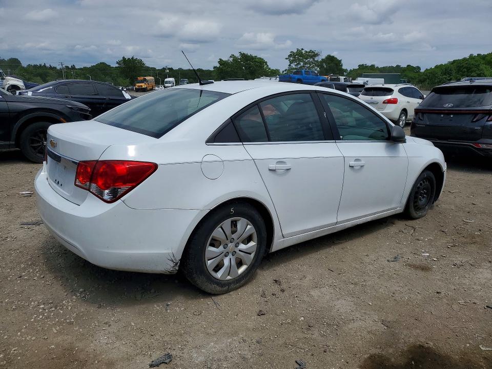 2012 Chevrolet Cruze VIN 1G1PC5SH2C7287691 COPART salvage auction — REAR END, Md - Cert Of Salvage > 75% Damage, sold $725 on 2026-07-02 (photo 3)