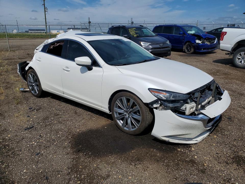 2018 Mazda 6 VIN JM1GL1WY5J1309516 COPART salvage auction — ROLLOVER, Ab - Oop - Salvage, sold $100 on 2026-07-23 (photo 4)