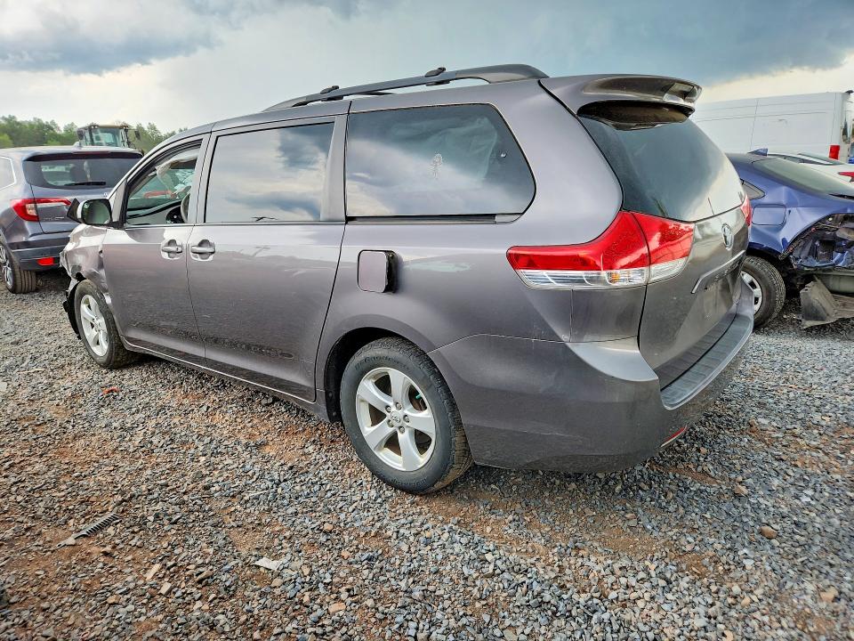 2011 Toyota Sienna VIN 5TDKK3DC4BS169978 COPART salvage auction — FRONT END, Nj - Certificate Of Title, sold $975 on 2026-07-08 (photo 2)