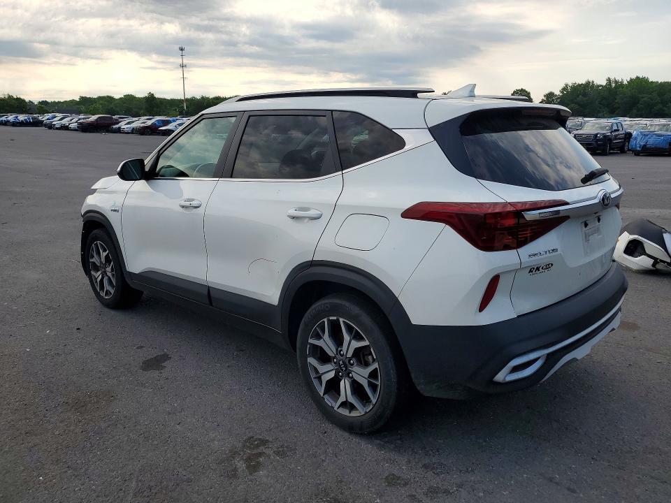 2021 Kia VIN KNDERCAAXM7122589 COPART salvage auction — FRONT END, Nj - Cert Of Title-Salvage, sold $5,500 on 2026-07-09 (photo 2)