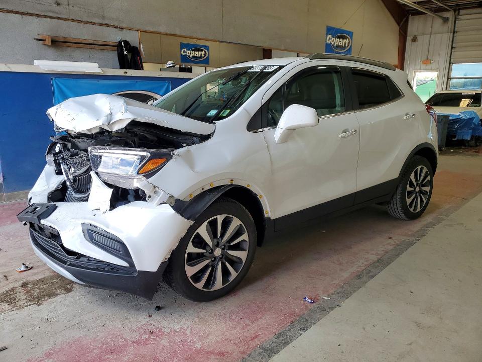 2021 Buick Encore VIN KL4CJESB2MB343712 COPART salvage auction — FRONT END, NY - MV-907A SALVAGE CERTIFICATE, sold $1,250 on 2026-07-27 (photo 1)