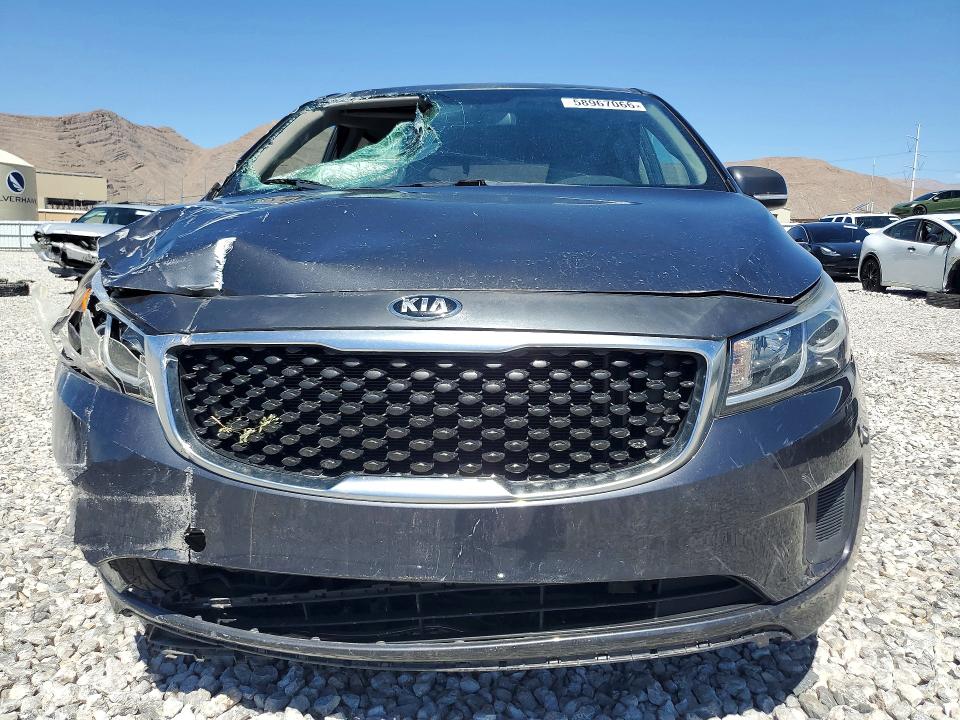 2016 Kia VIN KNDMB5C13G6183947 COPART salvage auction — FRONT END, Nv - Salvage Title, sold $600 on 2026-07-27 (photo 5)