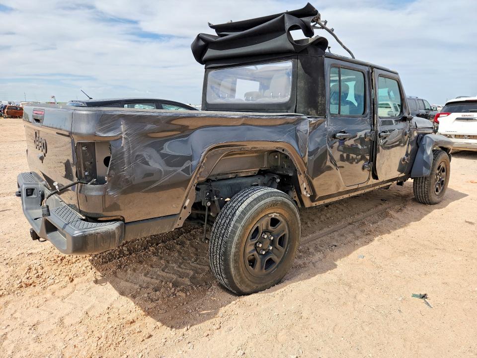 2024 Jeep Gladiator VIN 1C6HJTAG1RL124603 COPART salvage auction — ALL OVER, Tx - Salvage Vehicle Title, sold $10,000 on 2026-08-05 (photo 3)