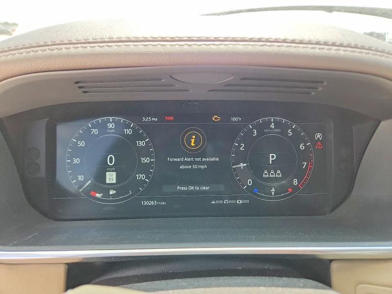 2019 Land rover RANGE ROVER VIN SALGS2RE8KA520360 COPART salvage auction — REAR END, Tx - Certificate Of Title, sold $12,200 on 2026-07-30 (photo 9)