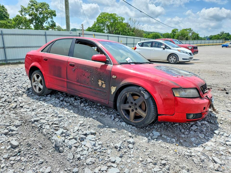 2005 Audi VIN WAULT68EX5A110091 COPART salvage auction — BURN, Tn - Salvage Certificate, sold $150 on 2026-07-06 (photo 4)