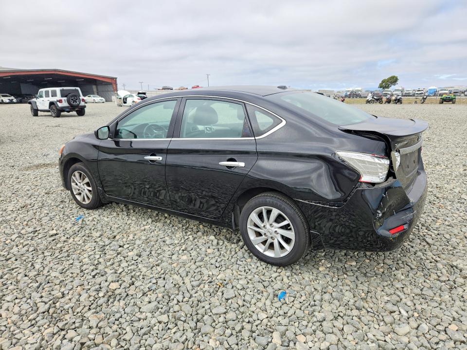 2015 Nissan Sentra VIN 3N1AB7AP3FY234945 COPART salvage auction — REAR END, Ca - Salvage Certificate, sold $575 on 2026-07-02 (photo 2)