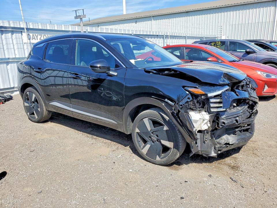 2025 Nissan Kicks VIN 3N8AP6DD7SL389018 COPART salvage auction — FRONT END, On - Permit Salvage, sold $7,000 on 2026-08-20 (photo 4)