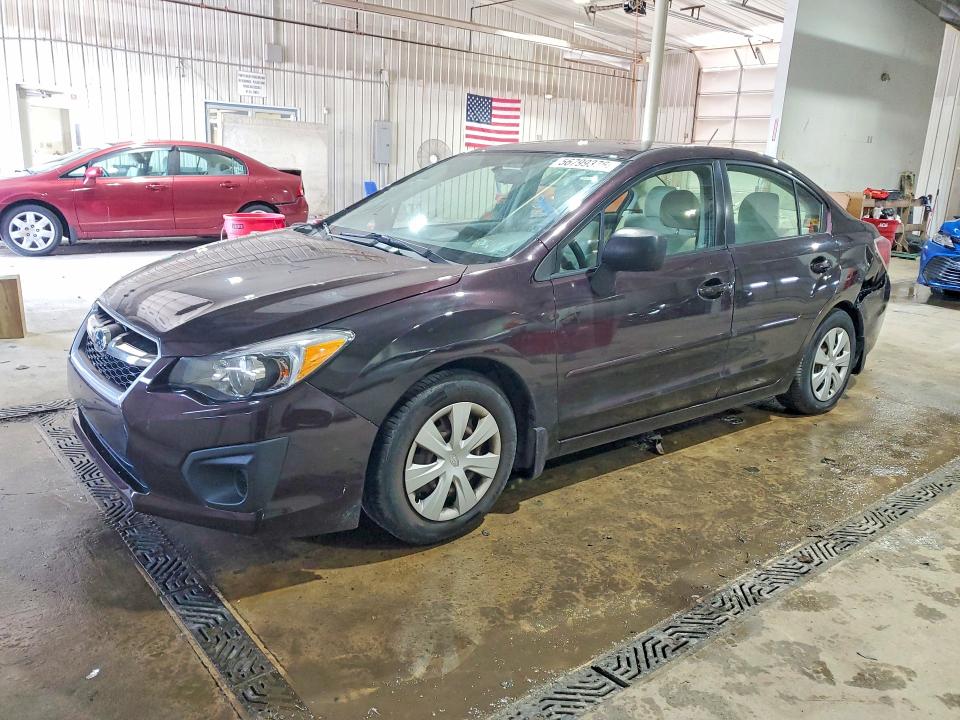 2012 Subaru Impreza VIN JF1GJAA6XCH020238 COPART salvage auction — REAR END, Pa - Certificate Of Salvage, sold $750 on 2026-07-06 (photo 1)