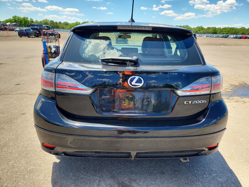 2011 Lexus Ct 200 VIN JTHKD5BH6B2010339 COPART salvage auction — FRONT END, Ny - Mv-907A Salvage Certificate, sold $1,650 on 2026-07-08 (photo 6)