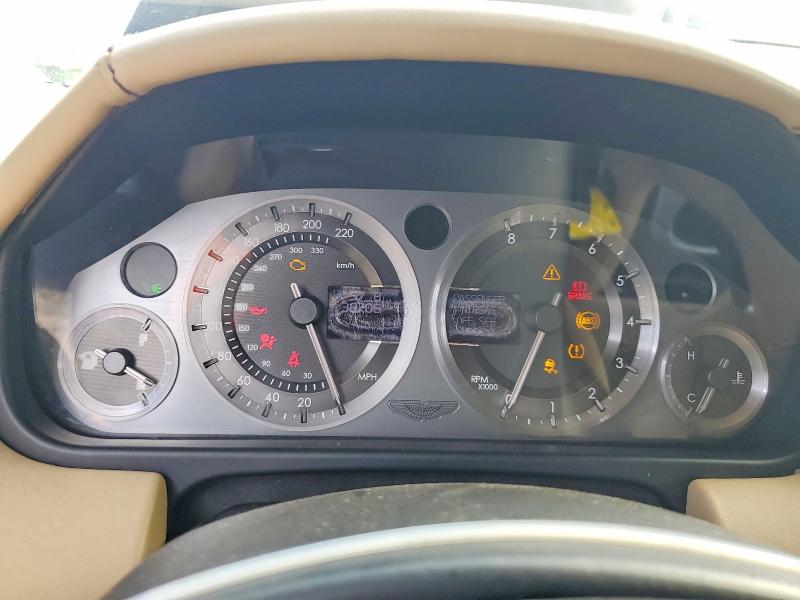 2007 Aston martin V8 vantage VIN SCFBB03B97GC03717 COPART salvage auction — REAR END, Fl - Certificate Of Title (P), sold $21,700 on 2026-07-27 (photo 9)