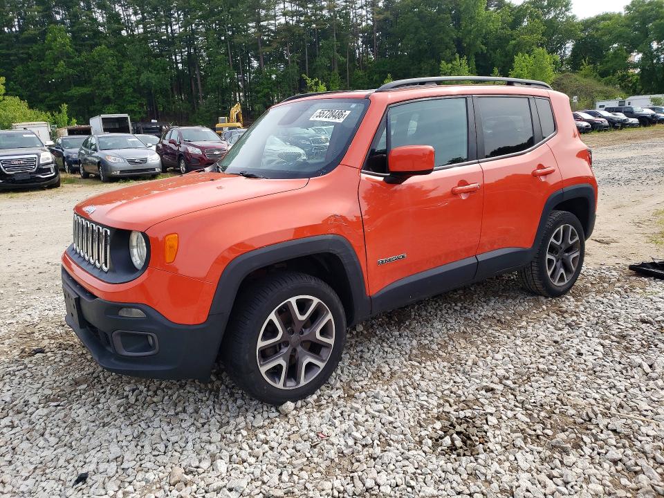 2015 Jeep VIN ZACCJBBT1FPB92920 COPART salvage auction — MINOR DENT/SCRATCHES, MA - CERTIFICATE OF TITLE (P), sold $2,550 on 2026-07-29 (photo 1)