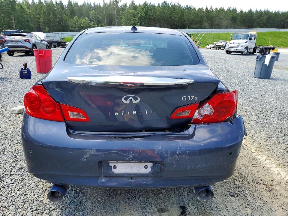 2013 Infiniti VIN JN1CV6AR7DM761978 COPART salvage auction — REAR END, Nc - Salvage Certificate Of Title, sold $825 on 2026-07-09 (photo 6)