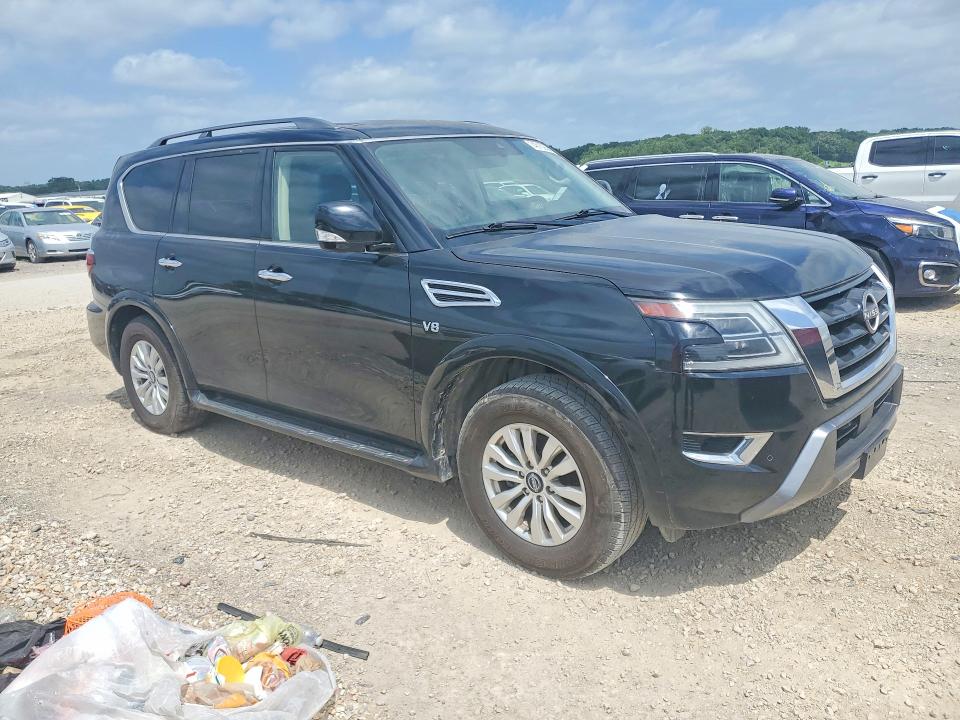 2021 Nissan Armada VIN JN8AY2AC2M9147654 COPART salvage auction — MECHANICAL, Salvage Title, sold $13,200 on 2026-07-28 (photo 4)