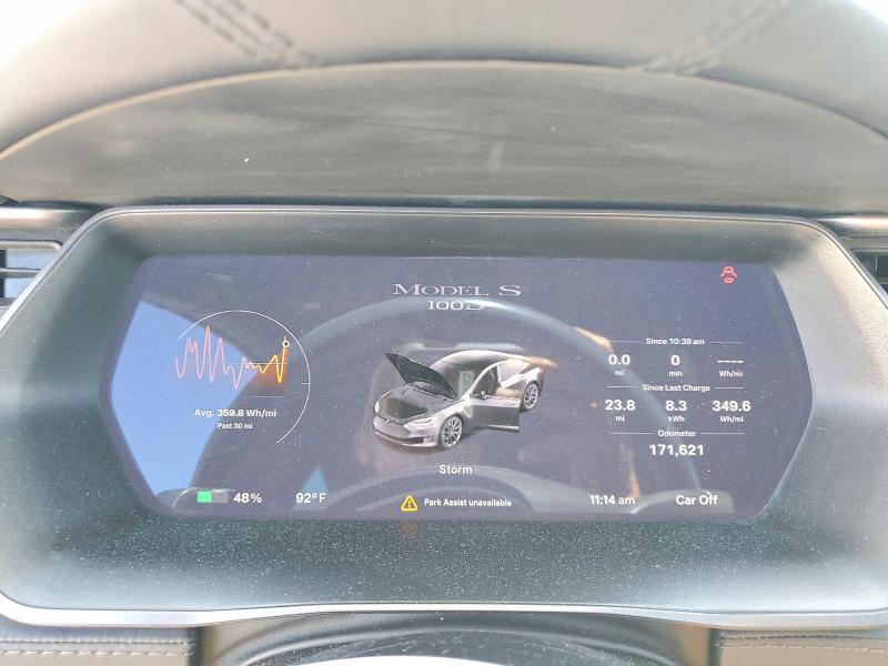 2019 Tesla Model s VIN 5YJSA1E25KF305732 COPART salvage auction — REAR END, Ca - Salvage Certificate, sold $8,700 on 2026-07-20 (photo 9)