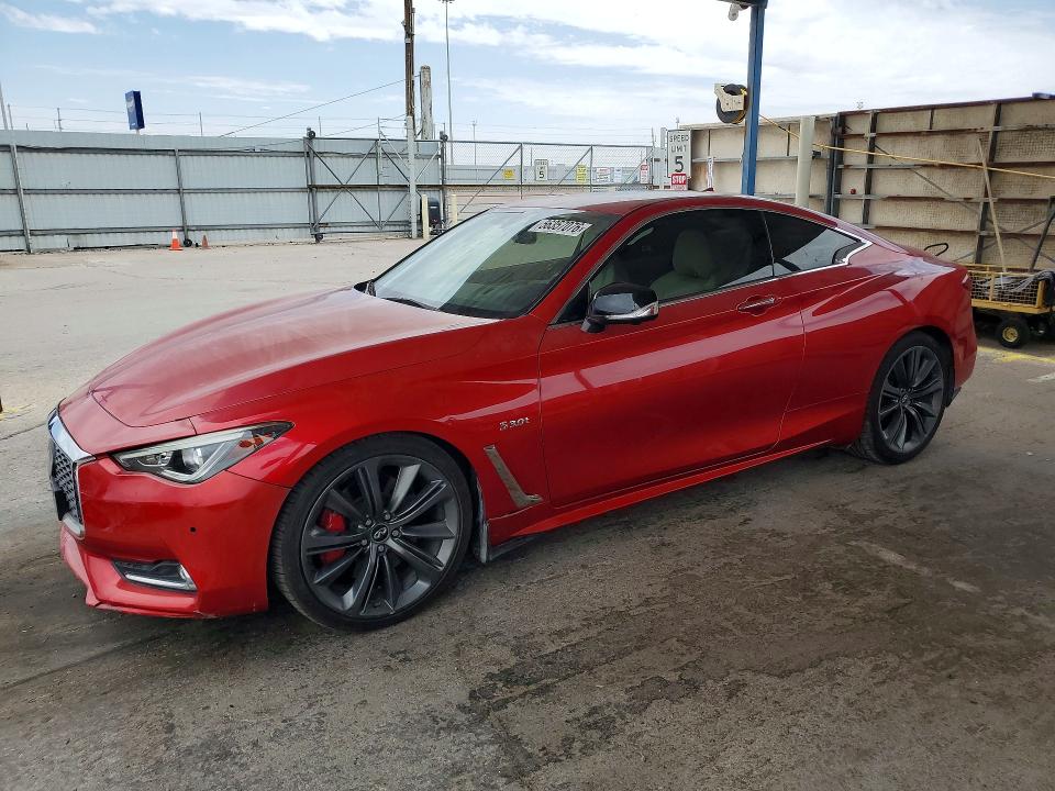 2019 Infiniti Q60 VIN JN1FV7EK8KM360467 COPART salvage auction — MINOR DENT/SCRATCHES, Nm - Cert Of Title-Salvage, sold $10,000 on 2026-07-10 (photo 1)
