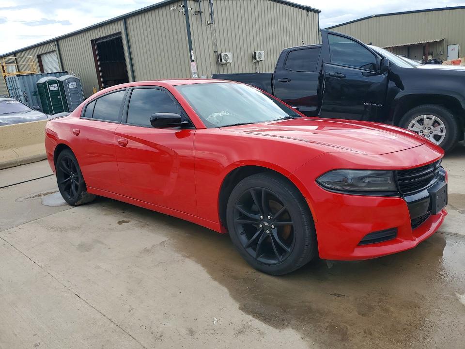 2018 Dodge Charger VIN 2C3CDXBG9JH227029 COPART salvage auction — FRONT END, TX - CERTIFICATE OF TITLE, sold $1,150 on 2026-07-09 (photo 4)